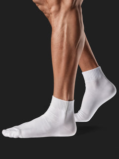Ribbed Crew Socks-5